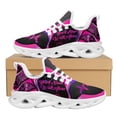 thumbnail image 1 of Zapatos para el cáncer de mama: uso zapatillas de malla rosa para el cáncer de mama para mujer, zapatillas transpirables con colchón de aire para correr al aire libre, 1 of 6