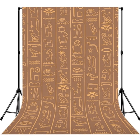 Ancient Egypt Vintage Photography Backdrop 5x7Ft Background for Photo Studio Video Recording Birthday Party Wedding Home Decor