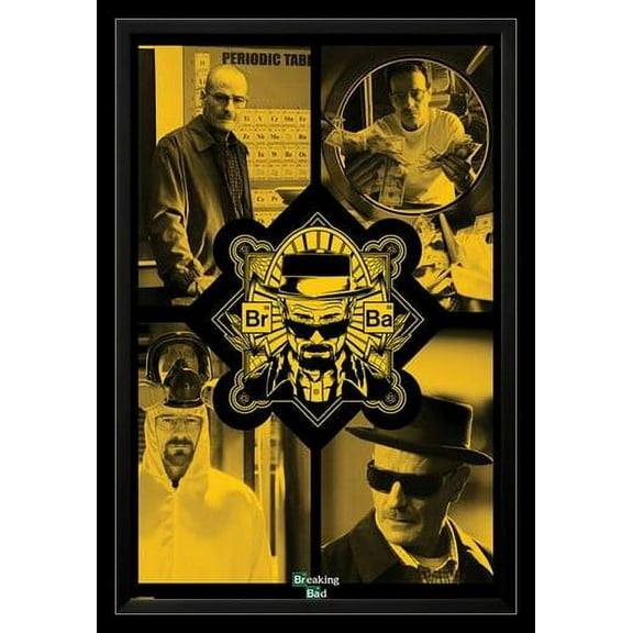 Breaking Bad - Quad Laminated & Framed Poster (24 x 36)