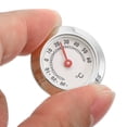thumbnail image 5 of Uxcell 1.1" Mini Indoor Outdoor Thermometer Round Temperature Monitor Room Gauge, Silver 2 Pack, 5 of 5