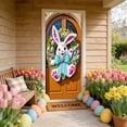 thumbnail image 6 of Linnome Easter Door Cover Festival Party Indoor Outdoor Door Curtain Fabric Hanging Banner Home Decor Supplies, 6 of 6