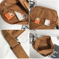 thumbnail image 7 of Canvas Messenger Bag for Women Men  Satchel Bag Aesthetic Crossbody  Bag Casual Sling Bag, 7 of 7
