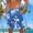 Dark Blue#2, variant on Viikei Men's Athletic Shorts with Pockets,Men Casual Fashion Print Shorts with Pockets Elastic Waist Beach Pants Dark Blue S