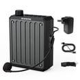 thumbnail image 1 of ZOWEETEK Amplificador de Voz Bluetooth para Maestros Amplificador de Voz Micrófono Auriculares Amplificador de Voz portátil para Aula Reunión Guía turística Iglesia Admite Formato MP3 Audio, 1 of 9