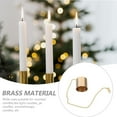thumbnail image 5 of Dorm Room Bed Risers 2 Pcs Brass Lampshade Candle Flame Oil Lamp Candle Put Out Tool Stopper Candle Put Outer Candle Extinguisher Fire Extinguisher For Candle Lovers Golden, 5 of 9