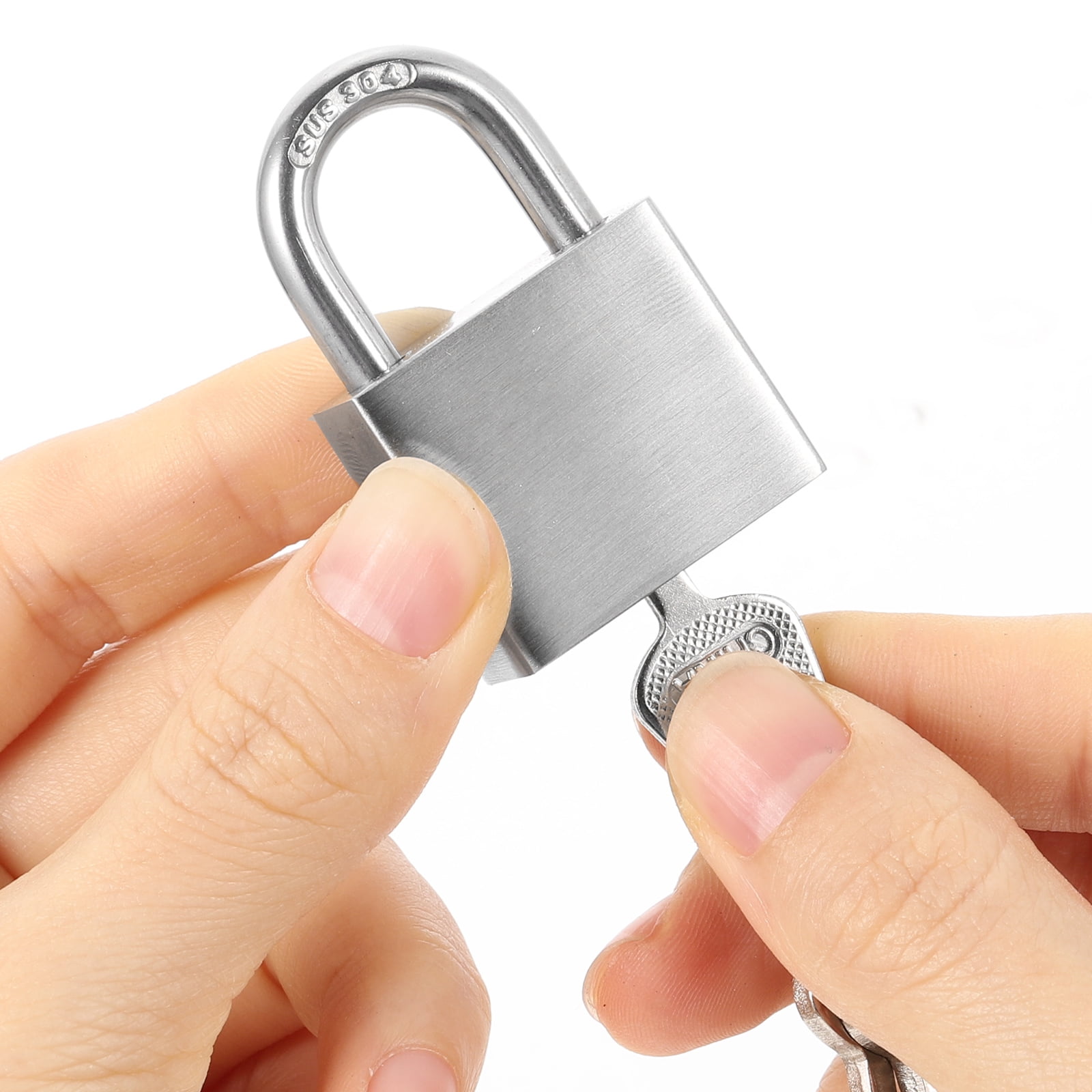 Lot de 10 mini cadenas avec clé, petit cadenas pour bagages, sacs de