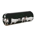 thumbnail image 1 of Disketp Cute Goat Baby Estuche Organizador de Lápices de Cuero, Estuche de Oficina con Cremallera para Bolígrafo y Lápiz, 1 of 6