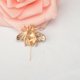 thumbnail image 5 of Abeja broche esmalte lindo exquisito diamantonismo encantador romántico vendimia pechuga de la vendimia día de San Valentín broches para mujer regalo de joyería negro Noticed AP004693-02, 5 of 7