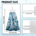 thumbnail image 7 of ZIATUBLE Marble Stripes Dish Hand Towel Reusable Dish Towels for Kitchen Drying with Snap Button Hanging Dual-Purpose Hand Towel Quick Dry Hanging Hand Towels for Bathroom, 7 of 7