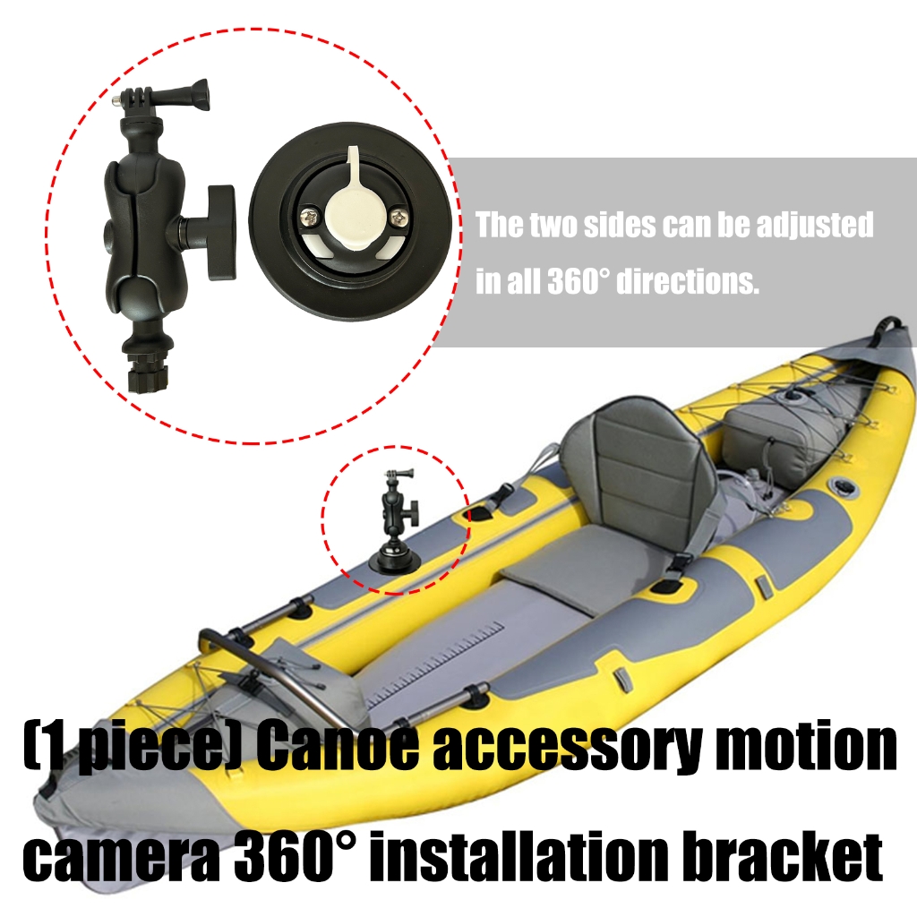 BQBQERT Heavy Type Kayaks Action Camera Holder Adjustable Kayaks Camera Mount for Paddling Equipment Accessories