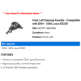 thumbnail image 2 of Front Left Steering Knuckle - Compatible with 2004 - 2006 ES330 2005, 2 of 2