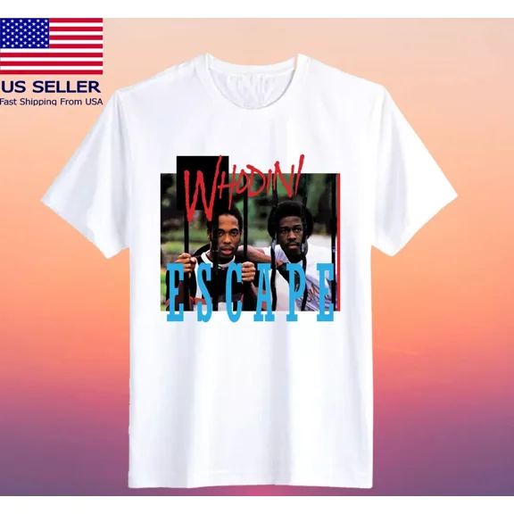 Whodini Escape Men's White T-shirt Size S-5XL
