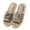 Green, variant on Japanese Style Open Toe Slippers Floral Linen Indoor House Shoes For Men And Women Lightweight Washable Sandals (Green 5.5)