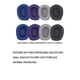thumbnail image 5 of Bearachild Almohadillas para los oídos Cojín Auriculares montados en la cabeza Auriculares de cuero Reemplazo de cancelación de ruido Relojes inteligentes Azul, 5 of 6
