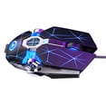 thumbnail image 3 of ziyahi Sensitive Button Gaming Mouse Frosted Skid-proof Computer Mice Backlit Laptop Accessaries, Black, Voiced, 3 of 5