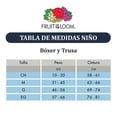 thumbnail image 4 of Trusa Fruit of the Loom Para niño, algodón sustentable, multicolor, 3 piezas, talla M, 4 of 4