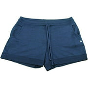 Active Life Ladies Size Small High Performance Wicking Shorts, Navy/Heather Navy