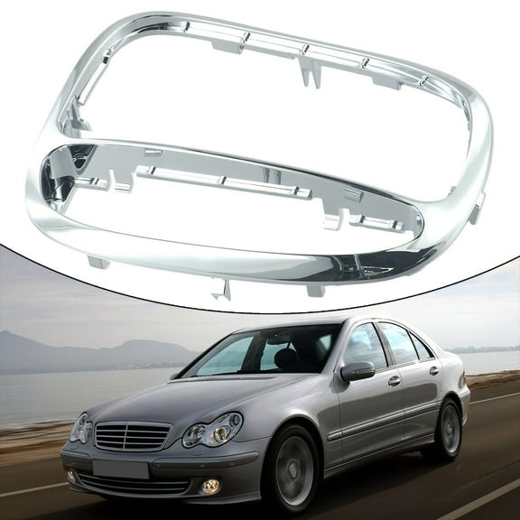 Panel Trim Gear Shift For Mercedes-Benz C Class W203 Center Shifter Silver Car