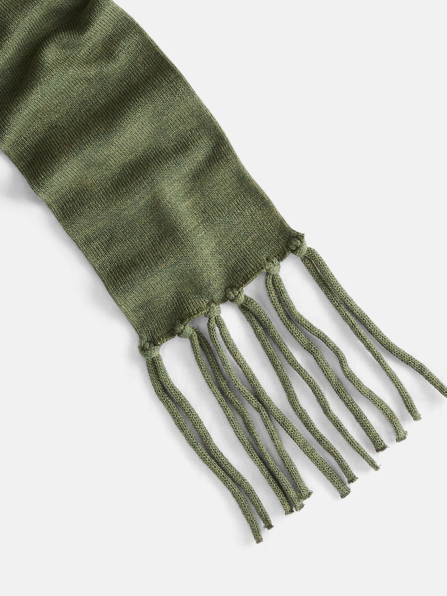 No Boundaries Women's Solid Scarf with Fringe, Sea Turtle