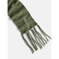 thumbnail image 3 of No Boundaries Women's Solid Scarf with Fringe, Sea Turtle, 3 of 4