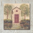 thumbnail image 6 of Epic Art 'Folk Art Outhouse III' by Pam Britton, Acrylic Glass Wall Art, 12"x12", 6 of 8