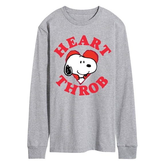 Peanuts - Snoopy Heart Throb - Men's Long Sleeve Graphic T-Shirt