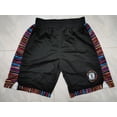 thumbnail image 1 of Nets Retro Embroidered Zipper Pocket Shorts Basketball Embroidered Shorts, 1 of 2