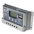 thumbnail image 1 of Controlador de Carga Solar PWM con Wifi y Bluetooth, 60 A, 12 V/24 V, Descargador Automático de Carga USB Dual, Regulador de Panel Solar con Pantalla LCD., 1 of 5