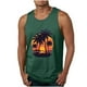 thumbnail image 1 of Camisetas de Tanque de los Hombres Tanque de los Hombres Incolor Gradiente de Impresión Cuello Redondo Correa Delgada Fuga Atrás Regular Casual Deportes Blusas de Tanque, 1 of 5