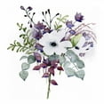 thumbnail image 2 of Popp, Grace 26x26 White Modern Wood Framed Museum Art Print Titled - Bohemian Bouquet I, 2 of 4