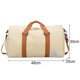 thumbnail image 2 of Bolsa deportiva para gimnasio con compartimento para zapatos y bolsillo húmedo, bolsa de lona de viaje, bolsa de fin de semana MFZFUKR BST2001713-5, 2 of 5