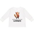 thumbnail image 3 of Inktastic Beware of My Cuteness Cute Red Panda Boys or Girls Long Sleeve Toddler T-Shirt, 3 of 5