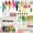 107pcs, variant on 107 Piece Fishing Lures Tackle Kit with Storage Box Soft Worms Crankbaits Spoons Hooks for Bass Trout Freshwater Saltwater