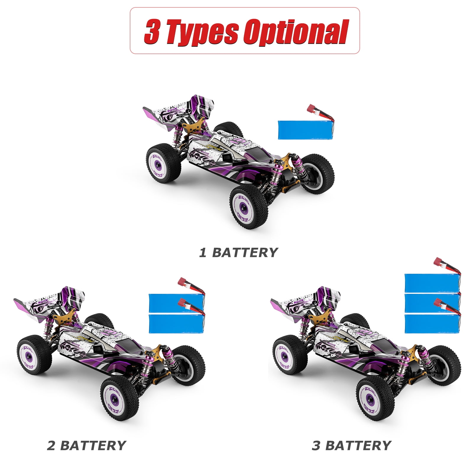 Mewmewcat  Racing Car  2.4GHz Off Road Drift Car RTR with  Aluminum Alloy Chassis Zinc Alloy Gear