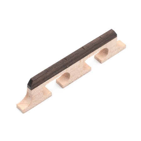Maple And Ebony 3 Footed Banjo Bridge For 4 5 6-string Banjos Parts Replacement