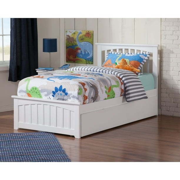 Atlantic Furniture Mission Twin Bed with Matching Foot ...
