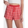 thumbnail image 4 of No Boundaries Print Boxer Sleep Shorts, 3" Inseam, Women's XS-XXL, 4 of 5