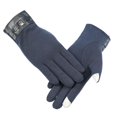 thumbnail image 1 of Guantes de invierno ligeros, cómodos guantes antideslizantes, guantes cálidos, guantes de trabajo para , montar en bicicleta, conducir, senderis Azul mayimx Guantes de invierno, 1 of 7