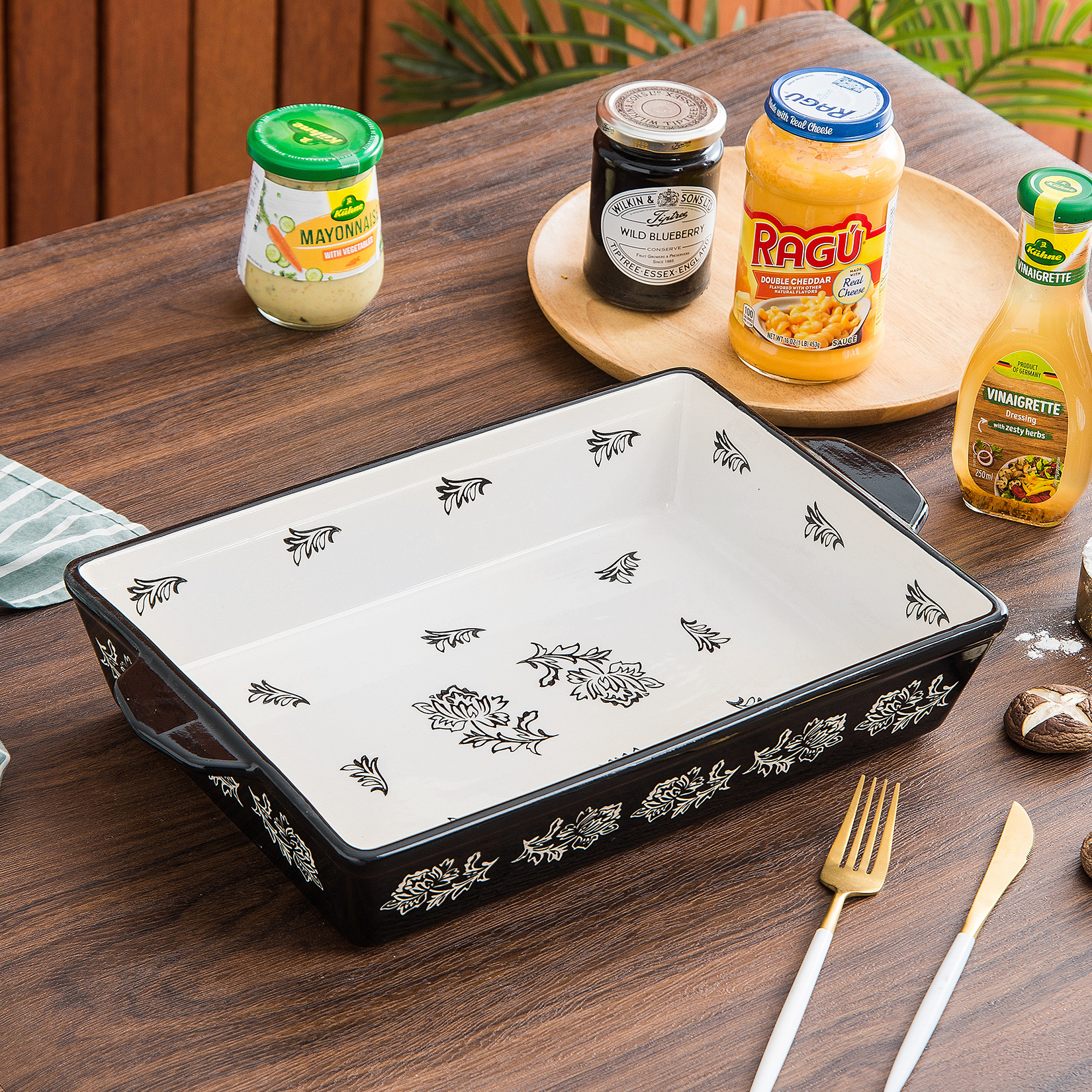 Casserole Dish Baking Dish Ceramic Lasagna Pan Bakeware Sets Baking Dishes 13x9 Baking Dish