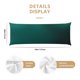 thumbnail image 3 of Fotbe Dark teal green Funda para Almohada Corporal con Diseño, Funda de Microfibra Ultrasuave de 20x54 Pulgadas, Ropa de Cama Elegante, 3 of 7