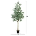 thumbnail image 4 of Nearly Natural Artificial Potted Eucalyptus Tree - 13' - Green, 4 of 7