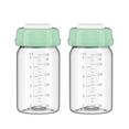 thumbnail image 1 of Biberones de almacenamiento de leche materna Wevedk 180 ml (2 piezas) Spectra S1 S2, 1 of 8
