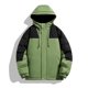 thumbnail image 1 of Puntoco Abrigo Acolchado De Algodón Con Capucha Y Bolsillos A Juego Con Cordón Para Hombre, De Talla Grande, Para Prevención Del Agua, 1 of 4