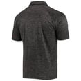 thumbnail image 4 of Men's Colosseum Heathered Black Rutgers Scarlet Knights Down Swing Raglan Polo, 4 of 4