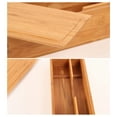 thumbnail image 2 of Boîte de Rangement de Couverts en Bambou Conteneur de Rangement en Bois pour les Cosmétiques de Vaisselle, 2 of 8