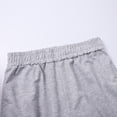 thumbnail image 6 of AILIYIL Women'S Solid Color Elastic Waist Loose Version Of Straight Leg Pants With Closed Legs Casual Sweatpants (Gray,L), 6 of 9