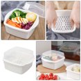 thumbnail image 3 of Oecoator Microwave Vegetable Steamer Box Double Layer Plastic Steamer Kitchen Steaming Case With Lid, 3 of 7
