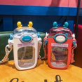 thumbnail image 4 of Kids water drinking bottle cute for child direct drinking straw square sealed leak-proof (HTOOQ), 4 of 4