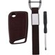 thumbnail image 3 of Funda para llave de coche, funda para control remoto, funda para Mk2 2016 2017 2018 2019 2020 marrón, 3 of 5