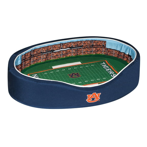 Orange/Navy Auburn Tigers 38'' x 25'' x 8'' Large Stadium Oval Dog Bed